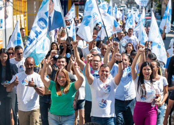 polÍtica 26 furlani e luciana alves iniciam campanha eleitoral como candidatos à prefeitura