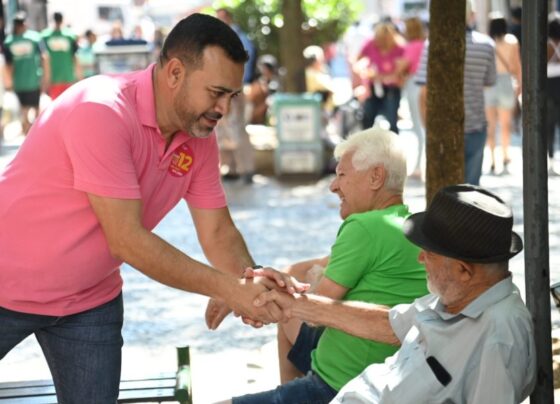 polÍtica 24 thiago valério começa campanha na igreja (divulgaÇÃo)