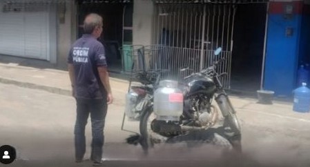 Volta Redonda intensifica fiscalização de transporte irregular de gás em motocicletas