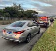Carro roubado no RJ é recuperado na Dutra, em Resende