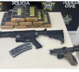 Drogas e fuzis são apreendidos em Volta Redonda