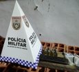 PM apreende carregador e munições depois de troca de tiros